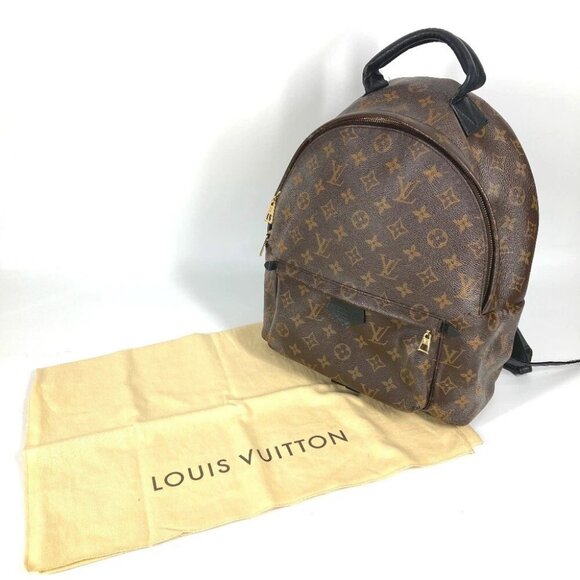 LOUIS VUITTON M44871 Monogram Palm Springs Backpack PM Backpack bag Brown/Black - Picture 1 of 16